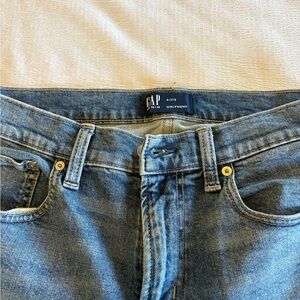 GAP 4 short  girlfriend jeans — Light Blue Denim